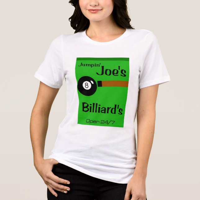 Jumpin' Joe's Billard Tri-Blend Shirt (Vorderseite)