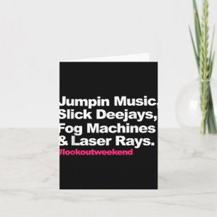 Jumpin Music Slick Deejays Fotopaschinen und Laser Karte