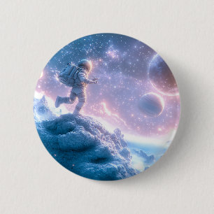 Jumping Astronaut Button