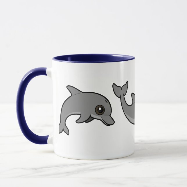 Jumping Bottlenose Dolphin Tasse (Links)