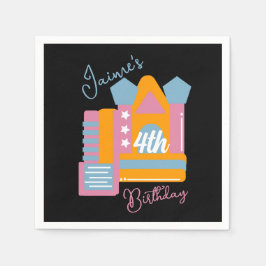 Jumping Bouncy Rental Party House Geburtstag Serviette