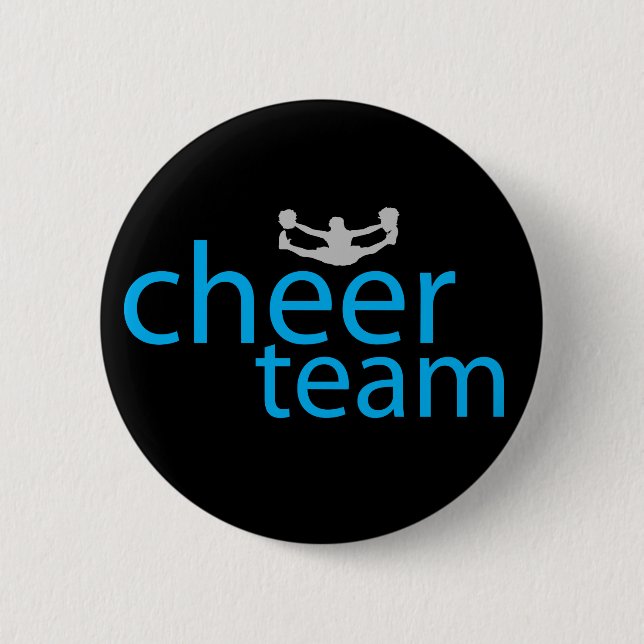 Jumping Cheerleader Team Gear Button (Vorderseite)
