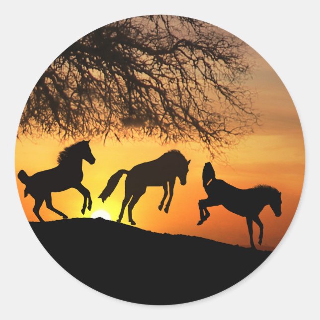 Jumping for Joy Niedlich Horse Stickers (Vorderseite)