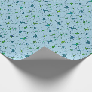 Jumping Frogs Dinner Napkin Geschenkpapier