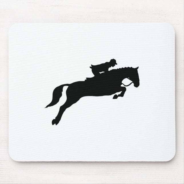 Jumping Galloping Running Pferd Mousepad (Vorne)