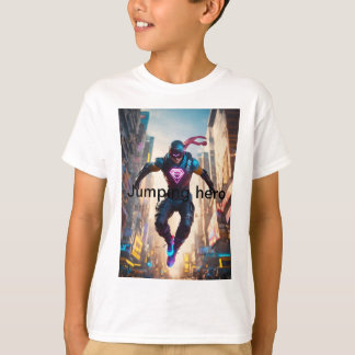 Jumping Held Design Tshirt