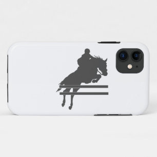 Jumping horse silhouette - Choose background color Case-Mate iPhone Hülle