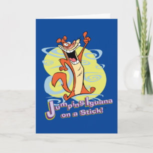 Jumping Igauna auf einem Stick!™ Karte