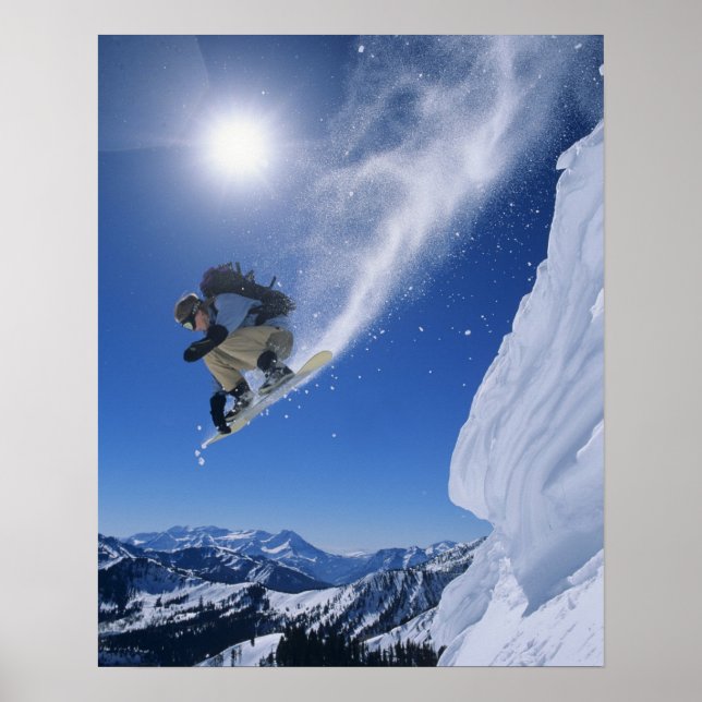 Jumping in Snake Creek Canyon von Clayton 3 Poster (Vorne)