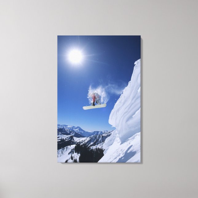 Jumping in Snake Creek Canyon von Clayton Leinwanddruck (Vorderseite)