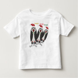 Jumping Jiminy Christmas - Kid Size - Funny Pingui Kleinkind T-shirt