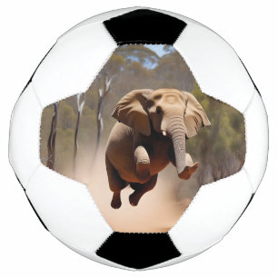 "Jumping Joy: The Animated Elephants' Leap" Fußball