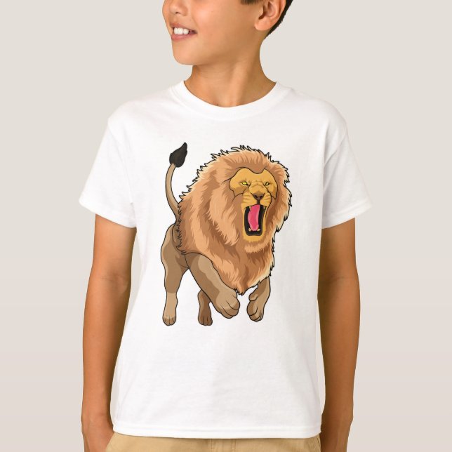 Jumping Lion T-Shirt (Vorderseite)