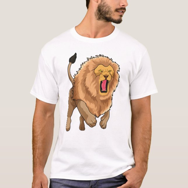 Jumping Lion T-Shirt (Vorderseite)
