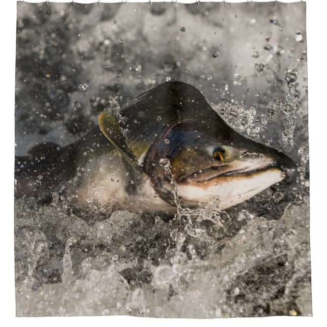 Jumping Lmon Duschvorhang (Vorderseite)