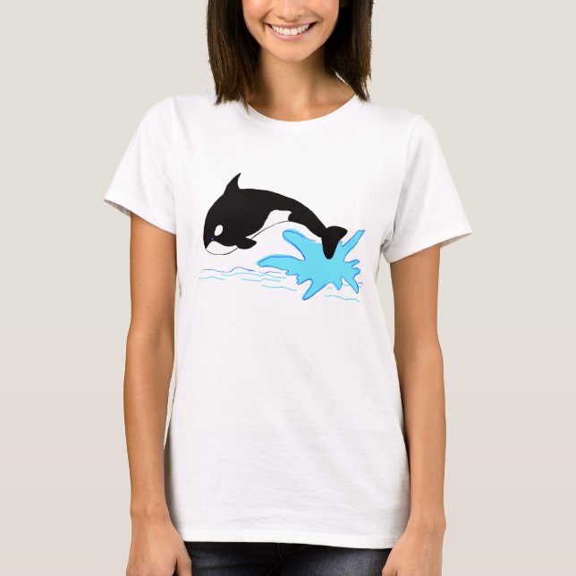 Jumping Orca T-Shirt (Vorderseite)