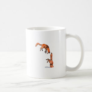 Jumping Red Fox Tasse