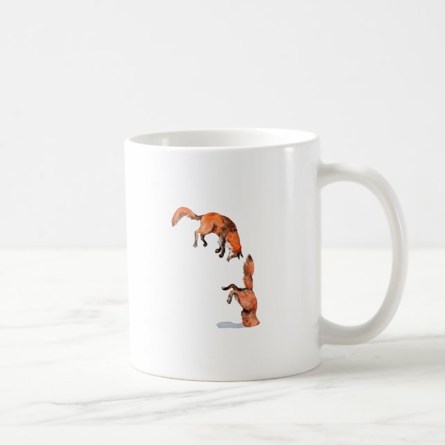 Jumping Red Fox Tasse (Rechts)