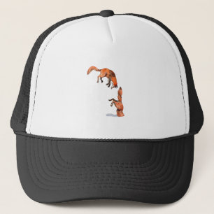 Jumping Red Fox Truckerkappe