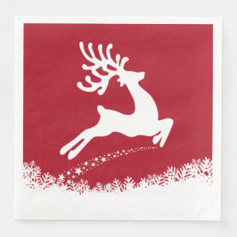 Jumping Rentier Papierservietten