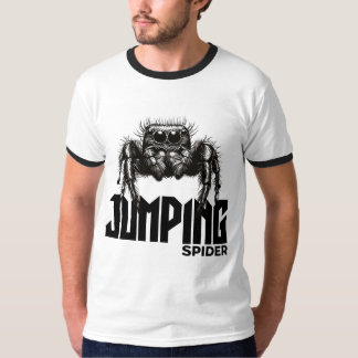 Jumping Spider Men's Ringer-T-Shirt T-Shirt