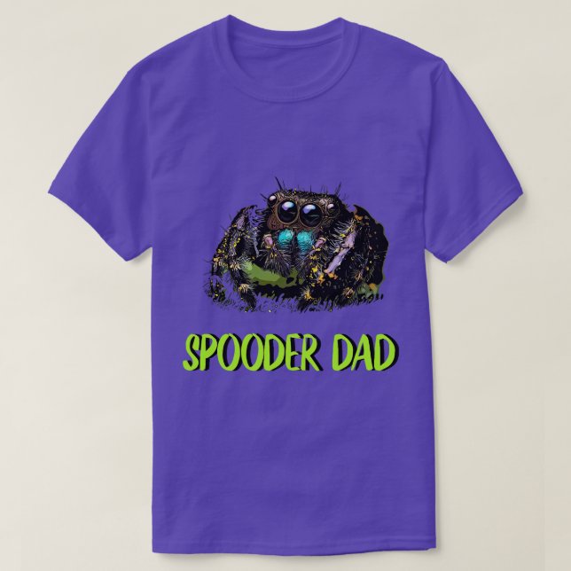 Jumping Spider Vater Spooder Vater Väter Day Mens  T-Shirt (Design vorne)