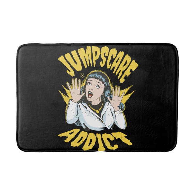  Jumpscare Addict  Badematte (Vorderseite)