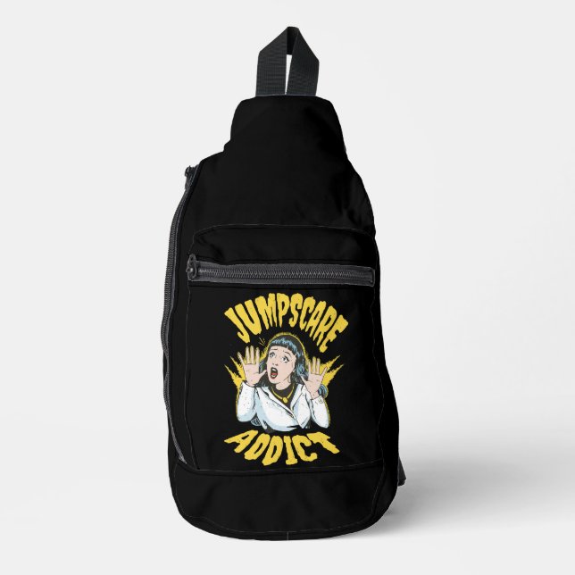  Jumpscare Addict  Crossbody Bag (Vorderseite)