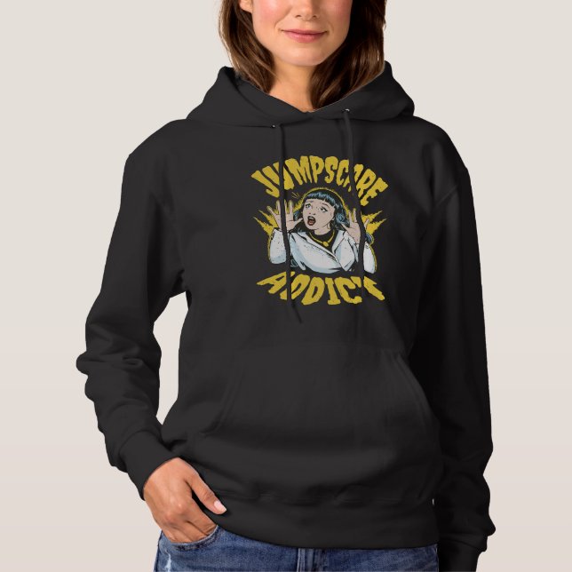  Jumpscare Addict  Hoodie (Vorderseite)