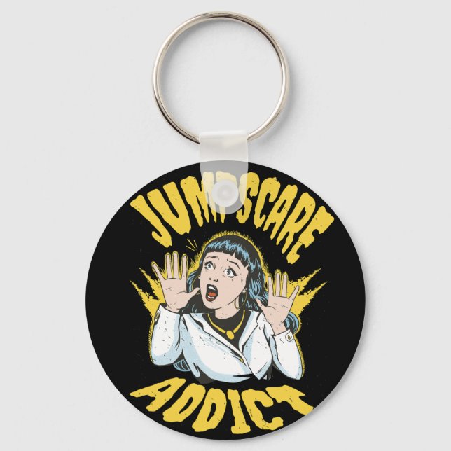  Jumpscare Addict  Schlüsselanhänger (Vorderseite)