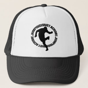 Jumpstyle Schwarzes [transparent] Truckerkappe