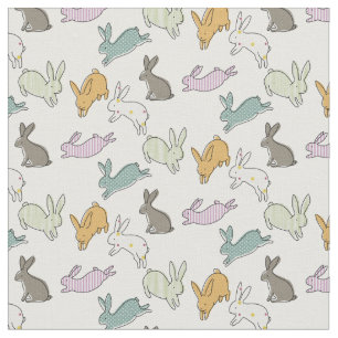 Jumpy Bunnies Stoff