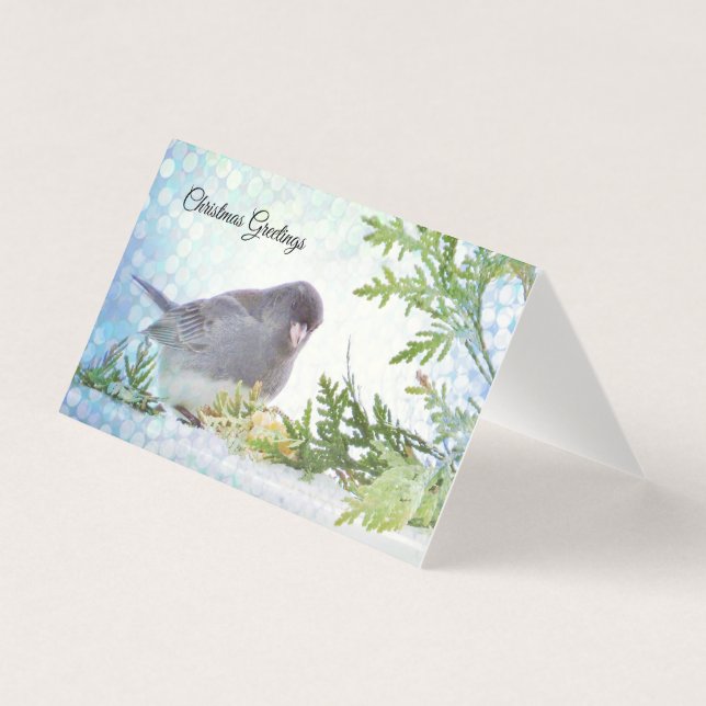 Junco - Ich wünsche Ihnen Glück und Freude (Vorderseite)