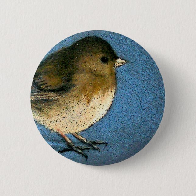 JUNCO-VOGEL-ZEICHNEN BUTTON (Vorderseite)
