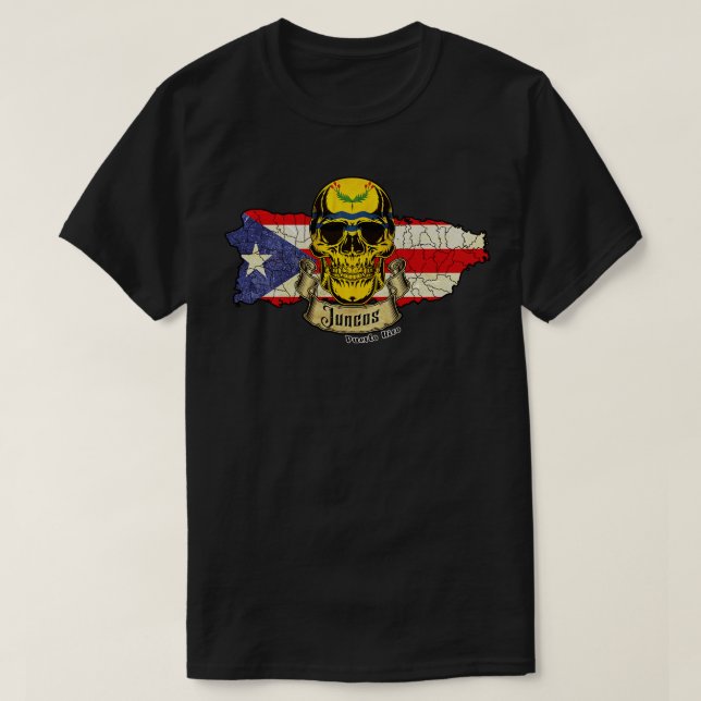 Juncos Isla de Puerto Rico T-Shirt (Design vorne)