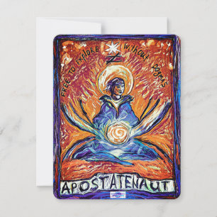 Junction Card Nr. 1 Apostatenaut, um nachzudenken Feiertagskarte