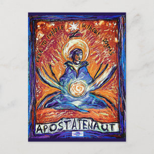 Junction Card Nr. 1 Apostatenaut, um nachzudenken Postkarte