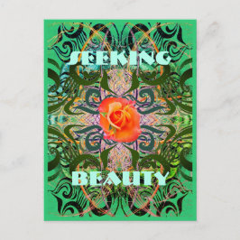 Junction Card Nr. 31: Suche nach Beauty Orange Ros Postkarte