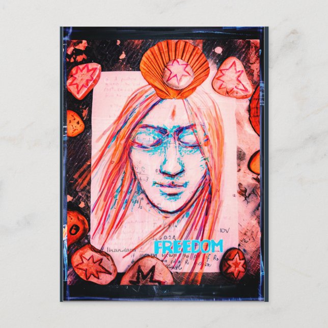 Junction Card Nr. 41: Star of Freedom Postkarte (Vorderseite)