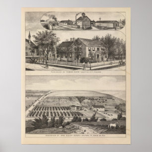 Junction City und Davis County, Kansas Poster