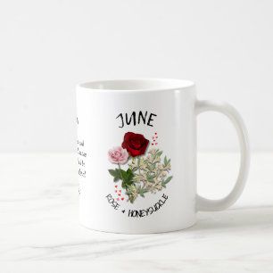 JUNE Birth Month Blume Christlicher Individuelle N Kaffeetasse