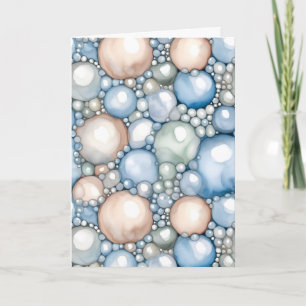 June Birthstone Pearl Birthday Card Karte
