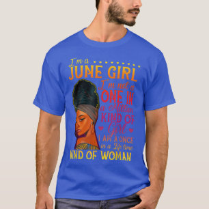 June Girl Birthday Melanin Black Afo Queen Junetee T-Shirt