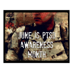 June ist PTSD Awareness Montag Poster