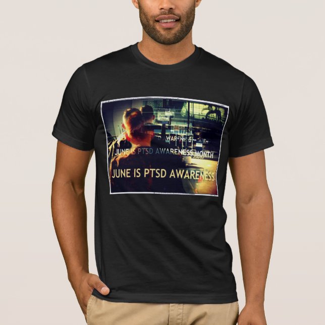 June ist PTSD Awareness Montag T - Shirt (Vorderseite)