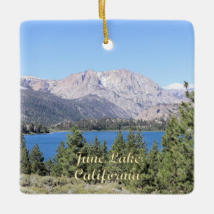 June Lake, California Keramikornament