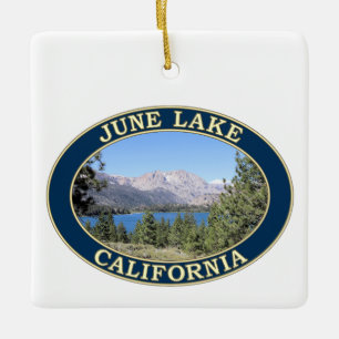 June Lake, California Keramikornament
