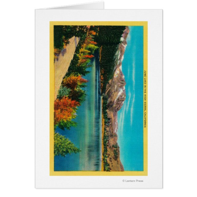 June Lake in High SierraMono Landkreis, CA (Vorne)