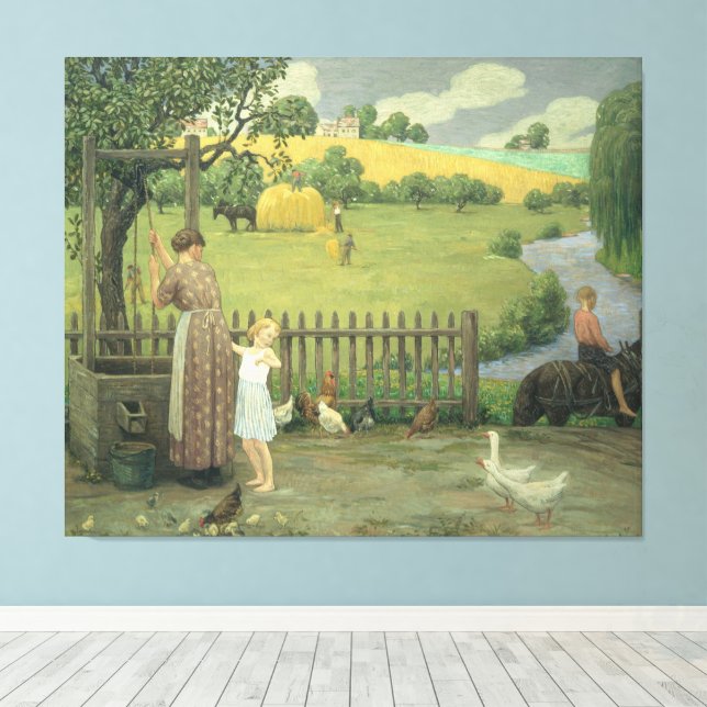 June Leinwanddruck (Insitu (Holzboden))
