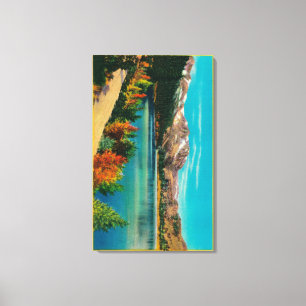 June See im hohen SierraMono Landkreis, CA Leinwanddruck